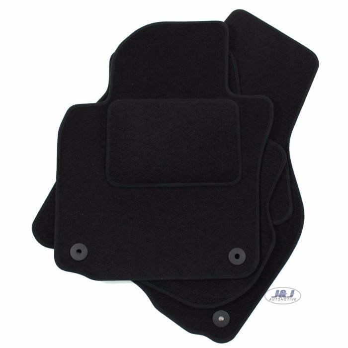J&J AUTOMOTIVE | Tapis De Sol Noir Velours Sur Mesure Pour Volkswagen Jetta 2006-2011