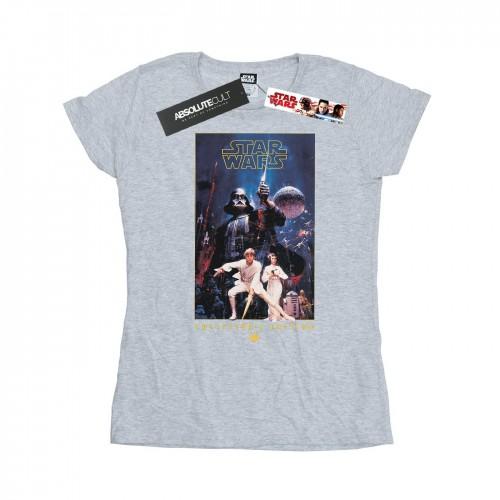 

Star Wars Womens/Ladies CollectorÂ´s Edition Cotton T-Shirt білий