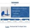Kades Car Tire Repair Kit: 6mm Mushroom Plugs & Patches
