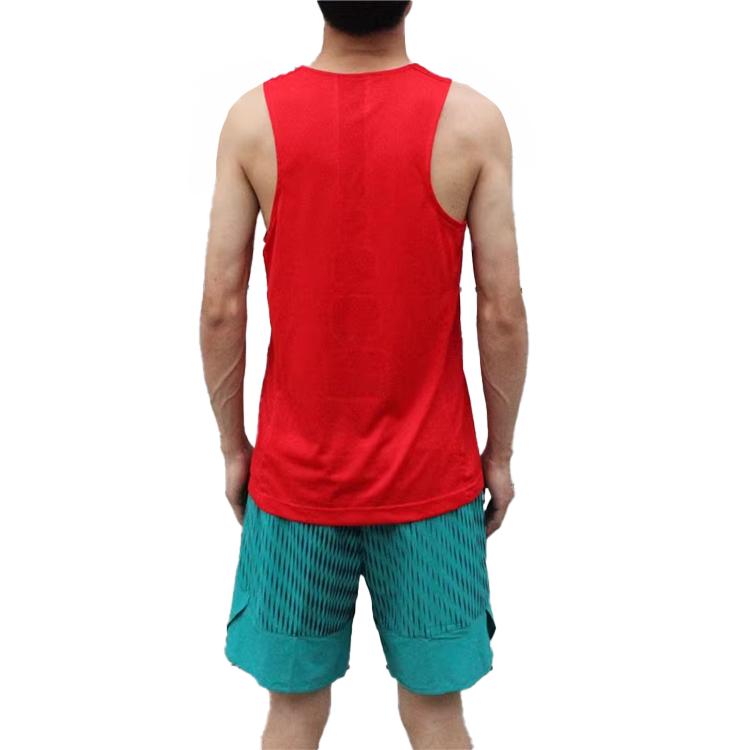Nike Solid Color Quick-Dry Breathable Sports Tank Top Men tops Red 682996-657