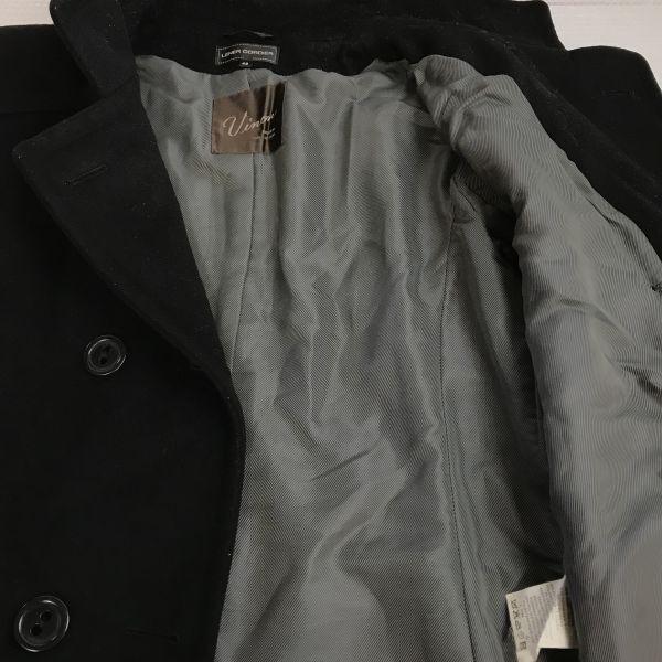 USED/LENER CORDIER Cashmere Wool Coat Women’s L-XL Navy France/Japan