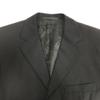 Versace Striped Wool Tailored Jacket Single Breasted 3-Button Side Vents Black L(USED)