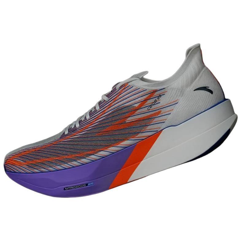 Anta C202 G9 Low top Training Physical Fitness Test & Exam Running Shoes Men's Purple Orange White 112515573-3