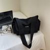 Large Capacity Lightweight Student Shoulder Bag Women Solid Color Crossbody Bag