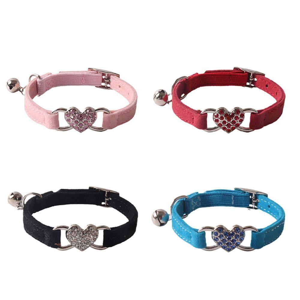 Elastic Adjustable Colored  Cat Collar Safety Dog Necklace  Dog Accessories