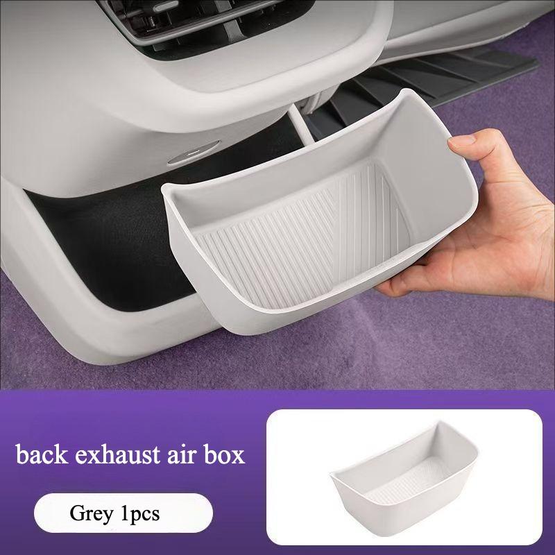 For Avatr 06 2025 2026 Car Rear Air Vent Storage Box Silicone Pad In-Car Organizer Upgrade Parts