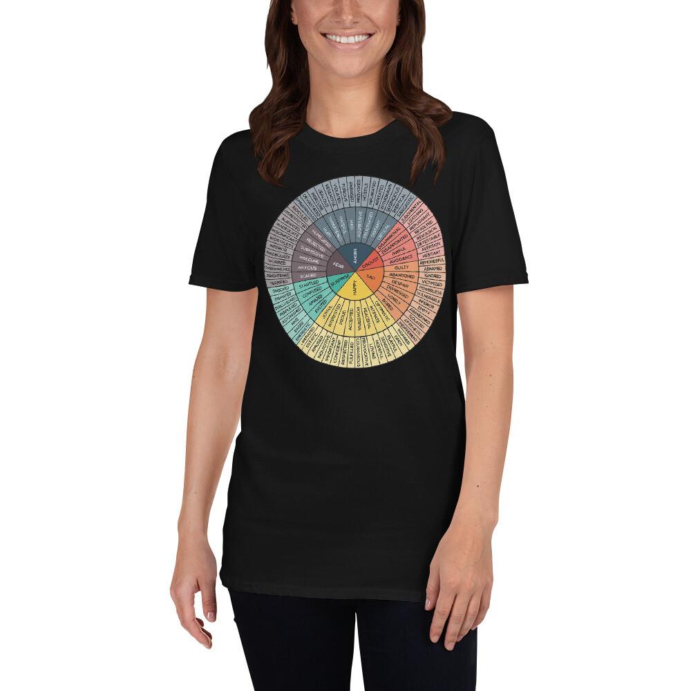 

Emotions Wheel Zen Good Vibes ShortSleeve Unisex TShirt Unisex T-Shirt XXXL