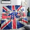 1PC Rangers Badge Print Flannel Blanket, High Quality All Seasons, Home Decor, Warmth and Comfort, Perfect for Christmas Gifts
