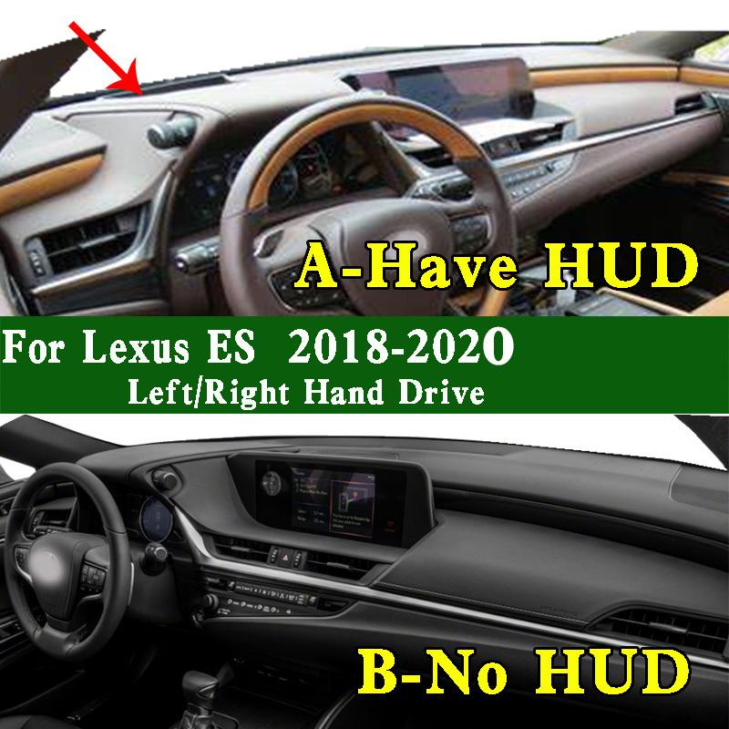 For Lexus ES 300 350 260 200 250 Z10 A10 2018-20 Dashmat Dashboard Cover Trument Panel Sunscreen Pad Anti-Dirt Proof Dash Mat