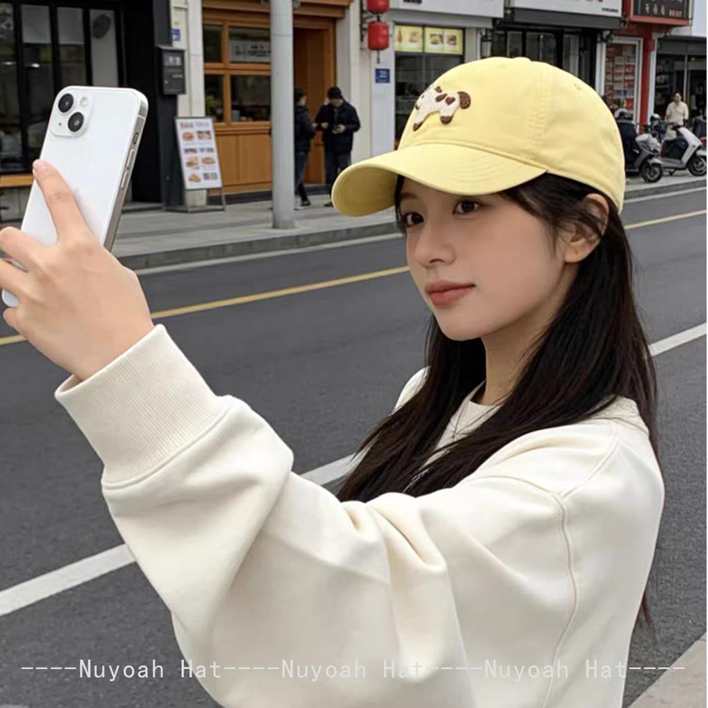 New Unisex Korean Cute Little Horse Baseball Hats Sunshade Cartoon Versatile Simple Peaked Caps Casual Fashion Preppy Style Ins