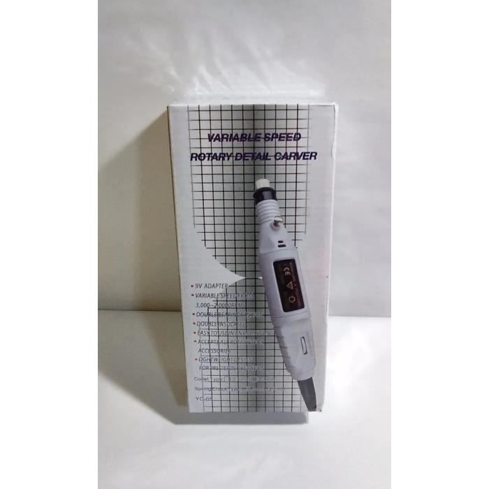 Manikűr pedikűr csiszoló - MÁSKÉPP - Változtatható sebesség - 18000-től 20000 ford./perc - Fehér - Vegyes