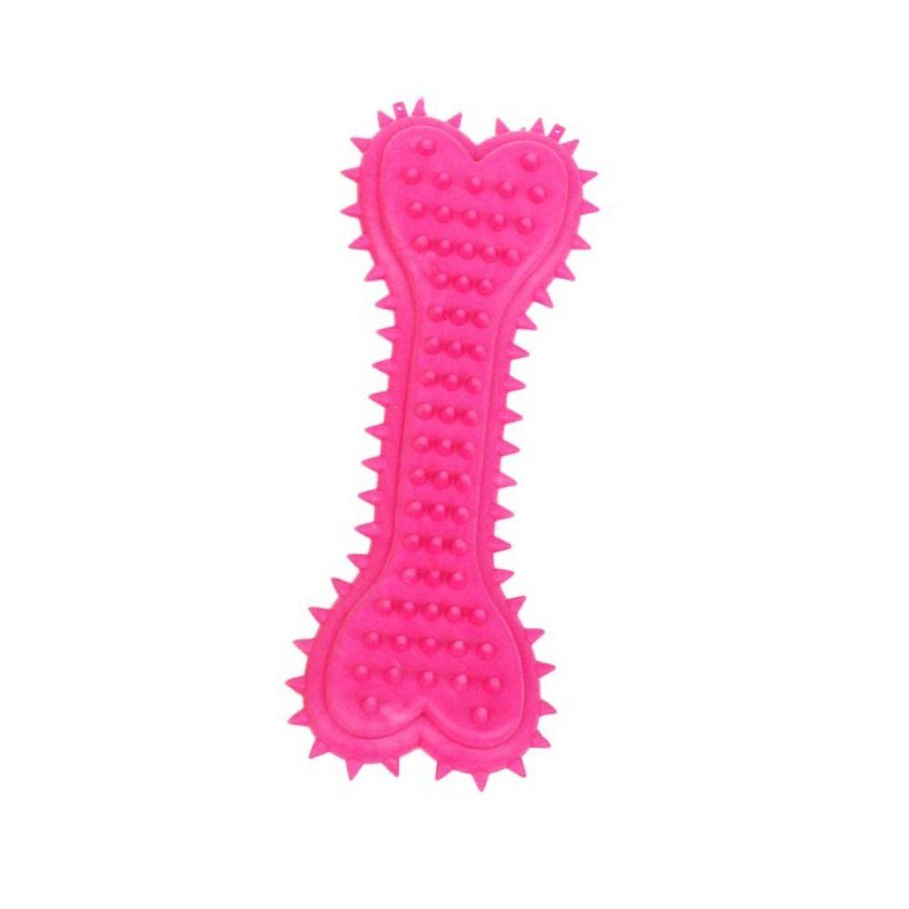 Husdjur TPR Leksak Kärlekshjärta Ben Molar Tandrengöring Hund Mjuk Gummi Leksak Valptänder Rengöringsleksak