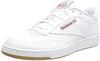 Кроссовки Reebok Club C 85 cloud white/classic burgundy/lee 3