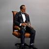 16cm The Godfather Michael Corleone Handsome Doll Hand-Made Model Sitting Posture Gesture Exchangeable Ornaments Toy Gift