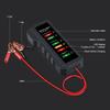 Tester Akumulatora Samochodowego BM310 12V Samochodowy Cyfrowy Tester z 6-diodowym Wyświetlaczem Świetlnym Analizator Samochodowy Diagnostyczny Skaner Alternatora