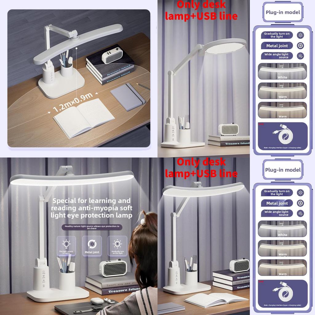 Foldable Led Desk Light Featuring Touch Switch And Ecofriendly Material For Study Room