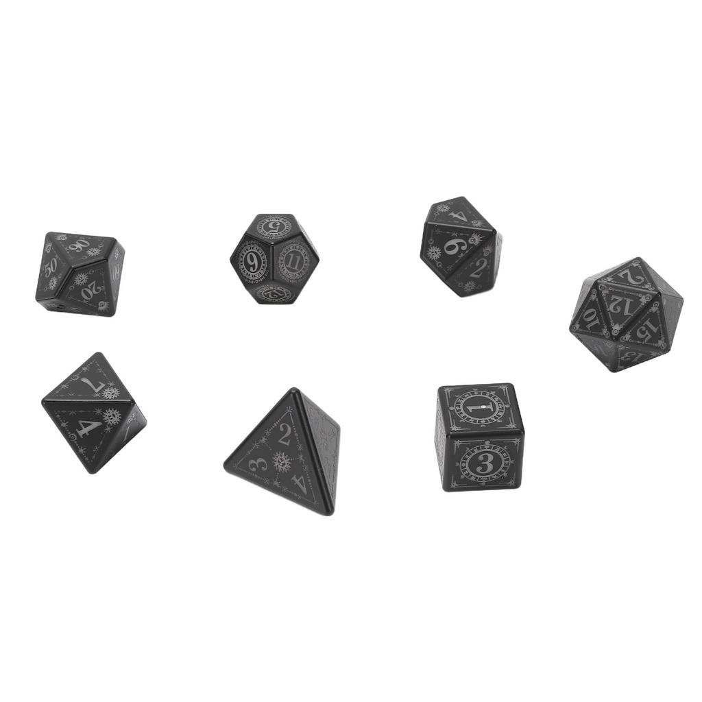 Light Up Dice Set Rechargeable Glowing Dice Auto Lights Up When Rolling for Role Playing Game