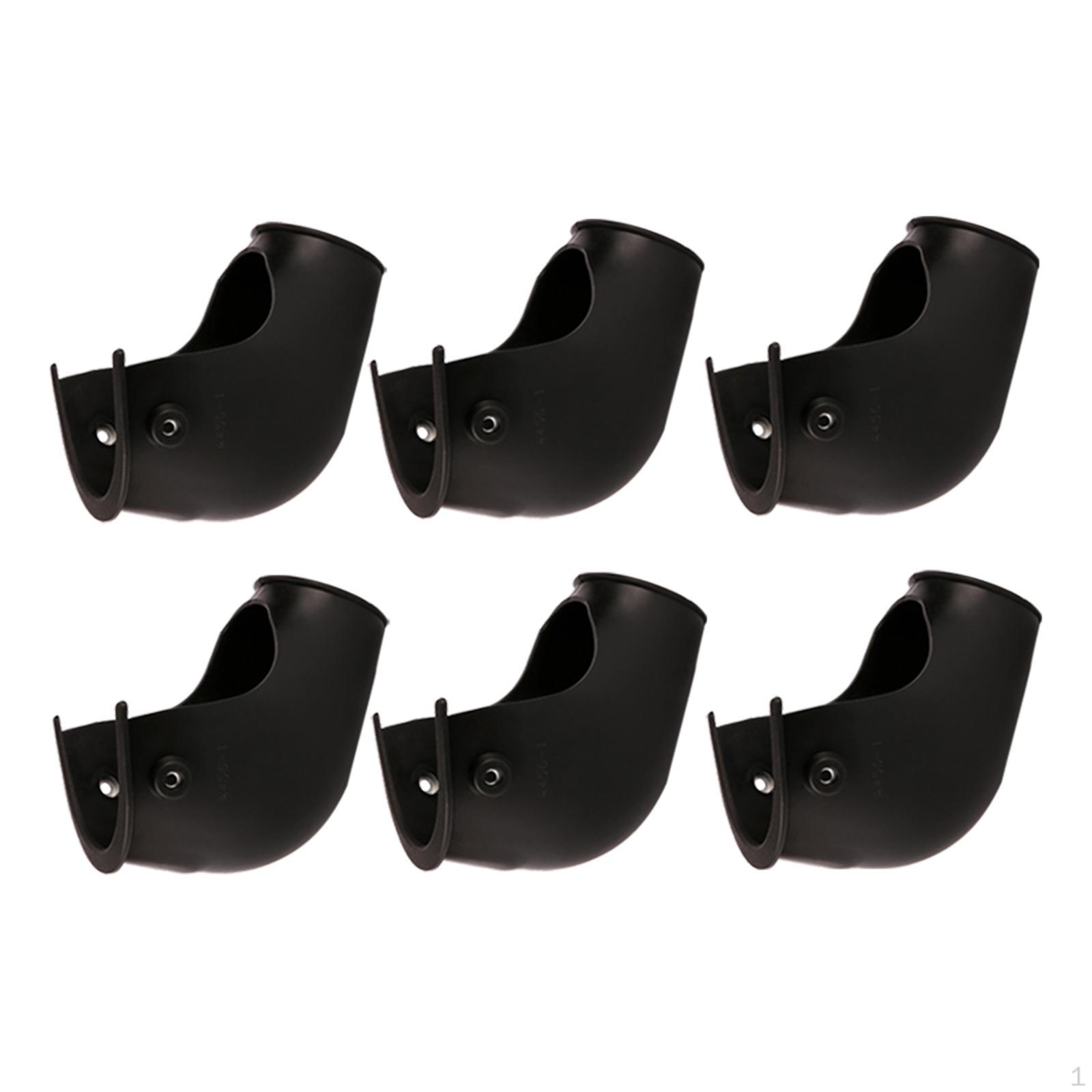 Pool Pocket Liners, 6Pcs Rubber Table Corners Liners Replacement Billiard