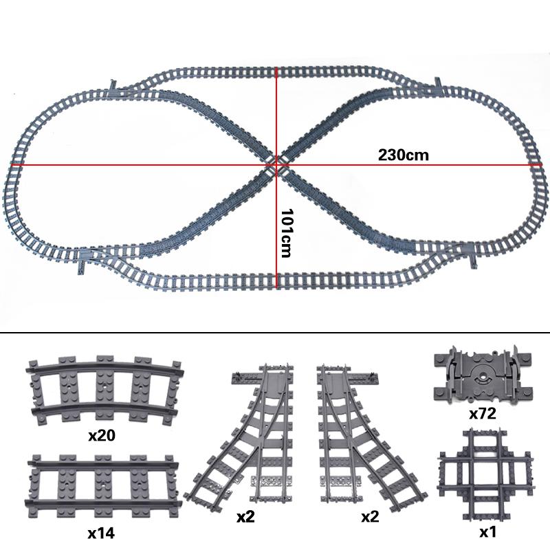 KAZI High-Tech Kreativní Město Nádraží Kolejnice Power Function Stavebnice Cihly DIY Dětské Vlaky Hračky Dětské dárky