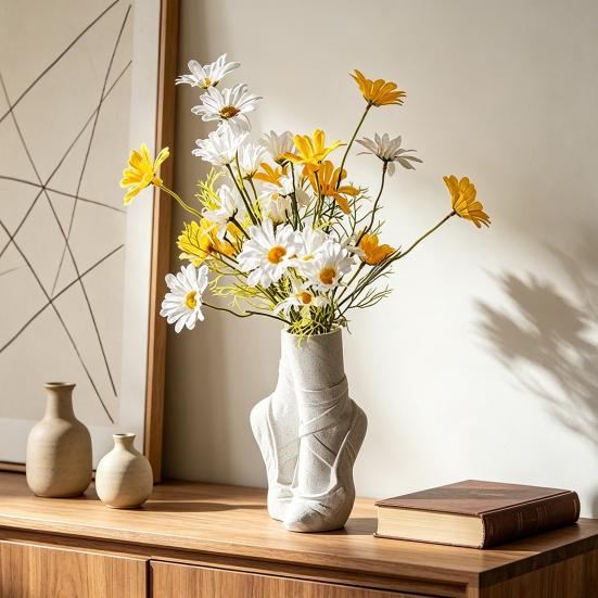 Balletsko Blomstervase Moderne Blomsterarrangement Borddekoration Abstrakt Kunst Danse sko Dekorativ Vase til Sofabord Kontorhylde Gaver