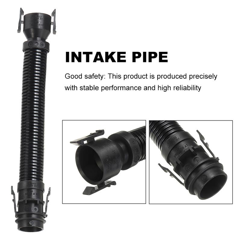 Car Air Filter Intake Manifold Black Breather Pipe Hose 13717803842 Black Rocker Cam Cover Intake Manifold for BMW N47 N57 1 3 7