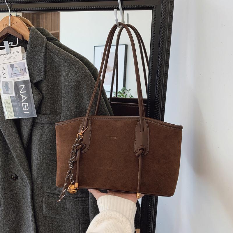 Large Capacity Retro Tote Bag - Women's 2025 Spring/Autumn Fashion Commuter Handbag