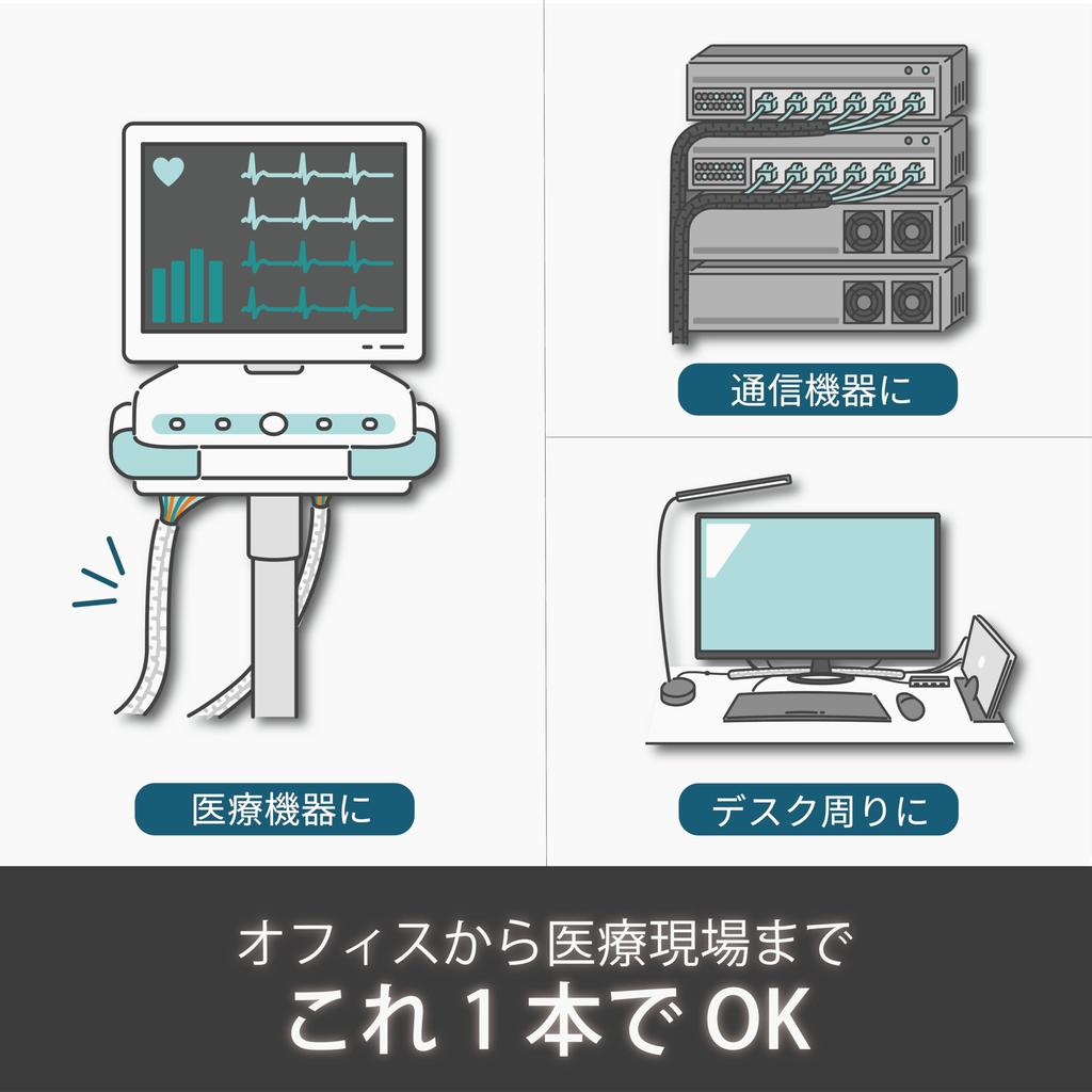 ASPIRE Slit Tubing OT-08-PE-N, 100m Roll, 8mm Inner Diameter, White. Organize, Store, and Hide Cables. Wiring Tubing, Wire Cover, Wire Protection