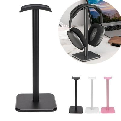 Kopfhörerständer mit abgerundeten Ecken, rutschfester Basis, TPU-Tablett, stabiler Headset-Halter aus Metall für das Home-Gaming-Büro