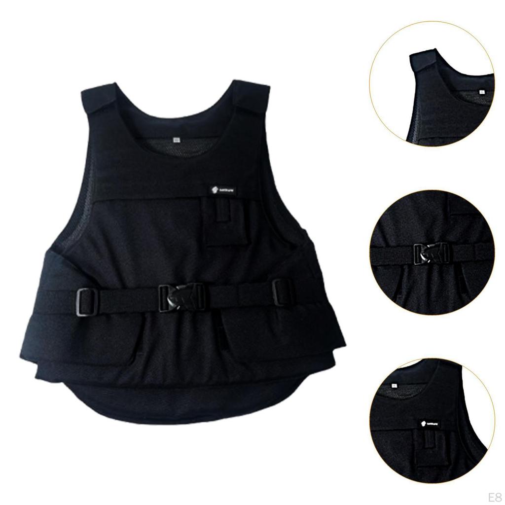 Adjustable Horse Riding Waistcoat for Children, Padded Equestrian Equipment