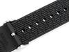 Seiko PROSPEX Genuine Replacement Silicone Watch Band, 22mm Width Model R7C01AR, Black, Sport Style