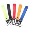 Fashion Solid Color Ribbon Keychain Lanyard Business Gift Key Chain For Jdm Car Motorcycle Keychain Key Ring
