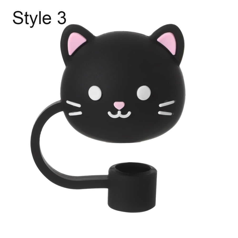 Proof Reusable Reusable Silicone Straw Plug Straw Tips Cover Drinking Dust Cap Cup Accessories