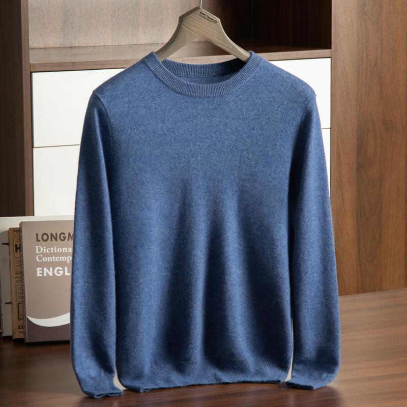 Cashmere Sweater Turtleneck Pullover Thickened Sweater Youth with Warm Cashmere Men Inside