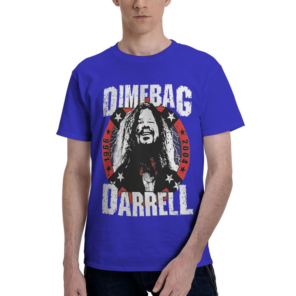 Dimebag Darrell Tribute 100 Cotton Casual Breathable Confortable Anime Funny Mens TShirts Man Clothes
