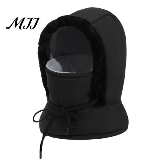 Skiing Ear Protection Unisex Windproof Balaclava, Winter Ski Mask Neck Warmer, Face Thermal Hood Fleece Lined Hat for Men Women Cycling Cold