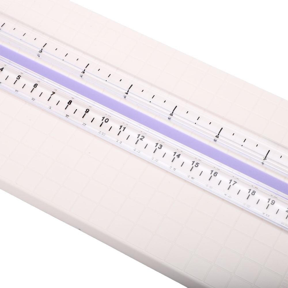 Straight Dotted Curved Paper Cutter ABS Line Cutting Trimmer Portable Paper Cutter  Scrapbooking