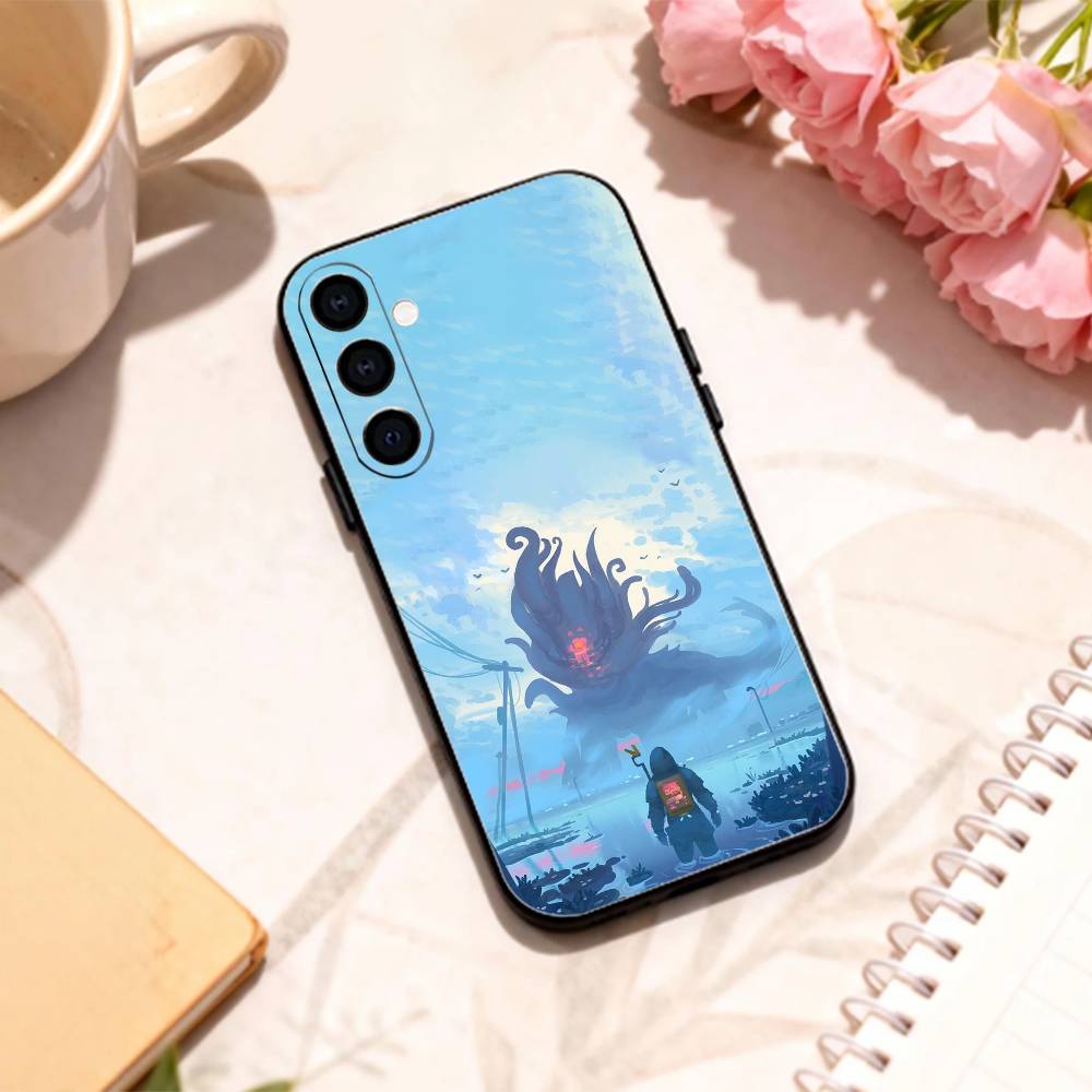 Game D-Death S-Stranding phone Case For Samsung Galaxy A73,A72,A71,A70,A53,A52,A51,Others Soft Black Shell
