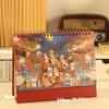 Ancient Style Standing Flip Calendar Daily Monthly Desktop Monthly Calendar  Dekstop  Decor
