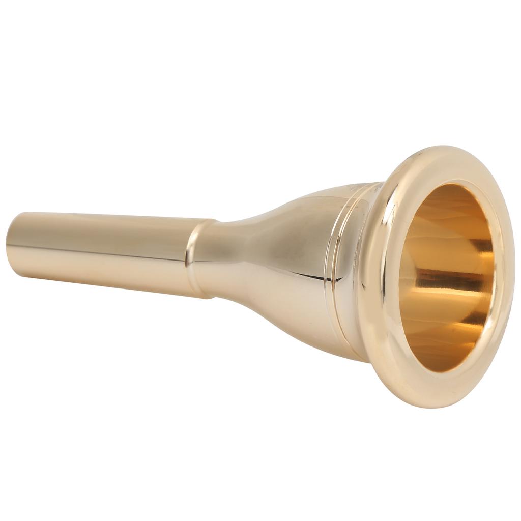 Tuba Horn Mouthpiece 13.3mm Bass Durable Copper Musical Instrument Tool AccessoryGold