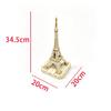Handmade Wooden Eiffel Tower 3D Puzzle Ornament