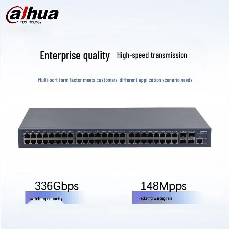 Dahua S5900C-48GT4XF Layer 3 Managed Ethernet Switch CN Plug (adapter Included)
