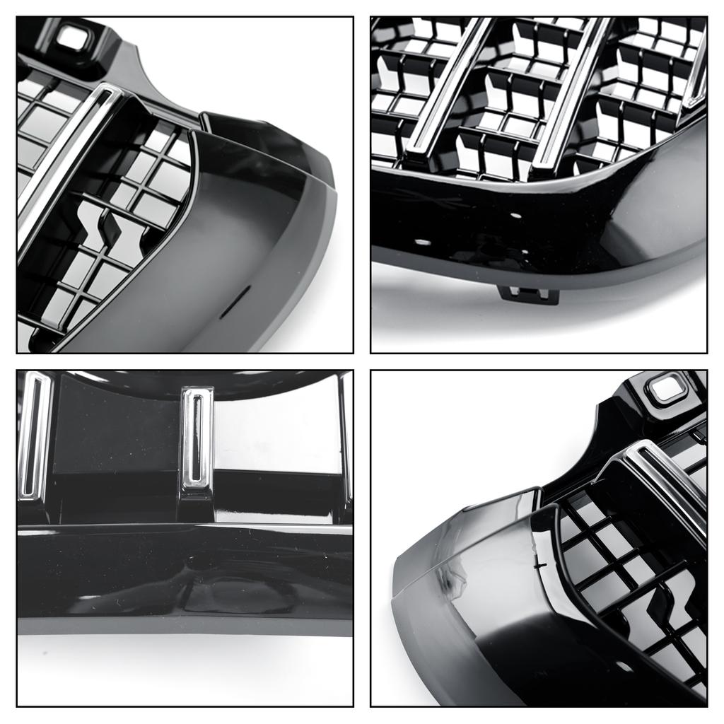 Front Bumper Grille Grill Fit Mercedes Sprinter W907 W910 2018-2023 GTR Style