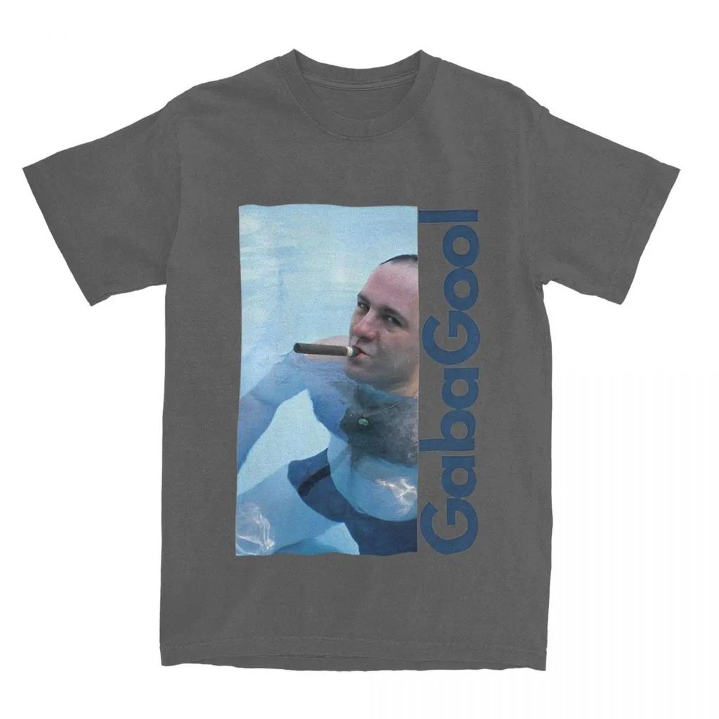 Gabagool Tony Soprano Stuff T-Shirt Herren Damen Vintage TV-Serie Film Reines Sommer T-Shirt Rundhals Kurzarm Geschenkidee
