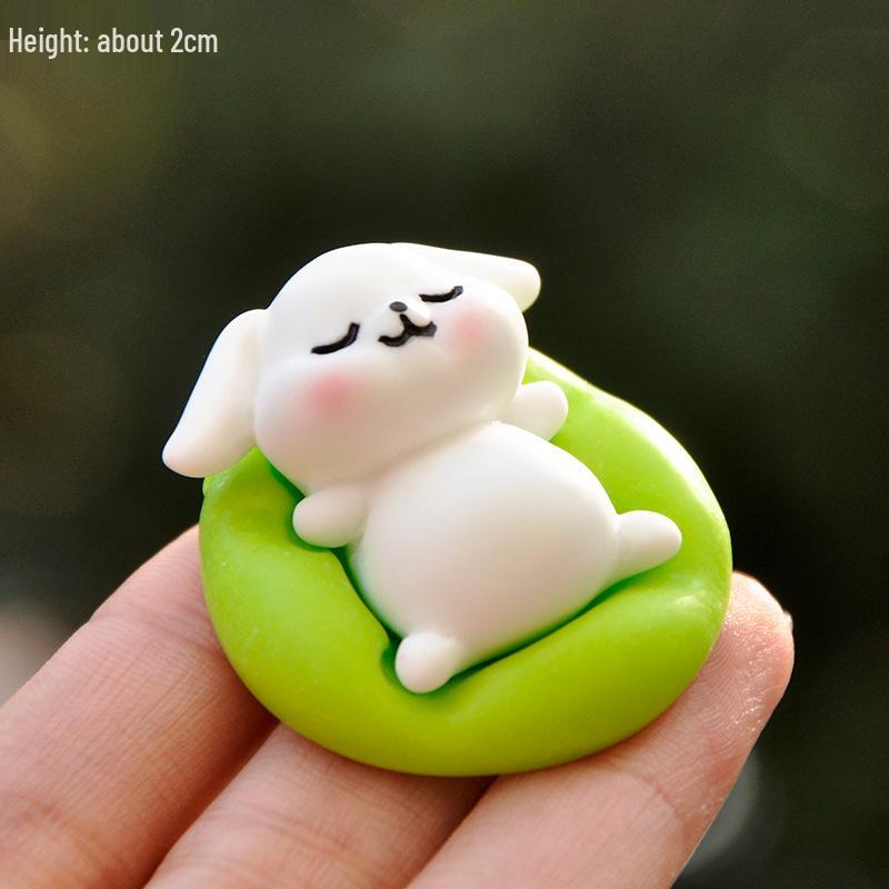 Японская серия blind box «Спящие животные» - Милые кошки, свинки, утки, кролики, куклы и украшения