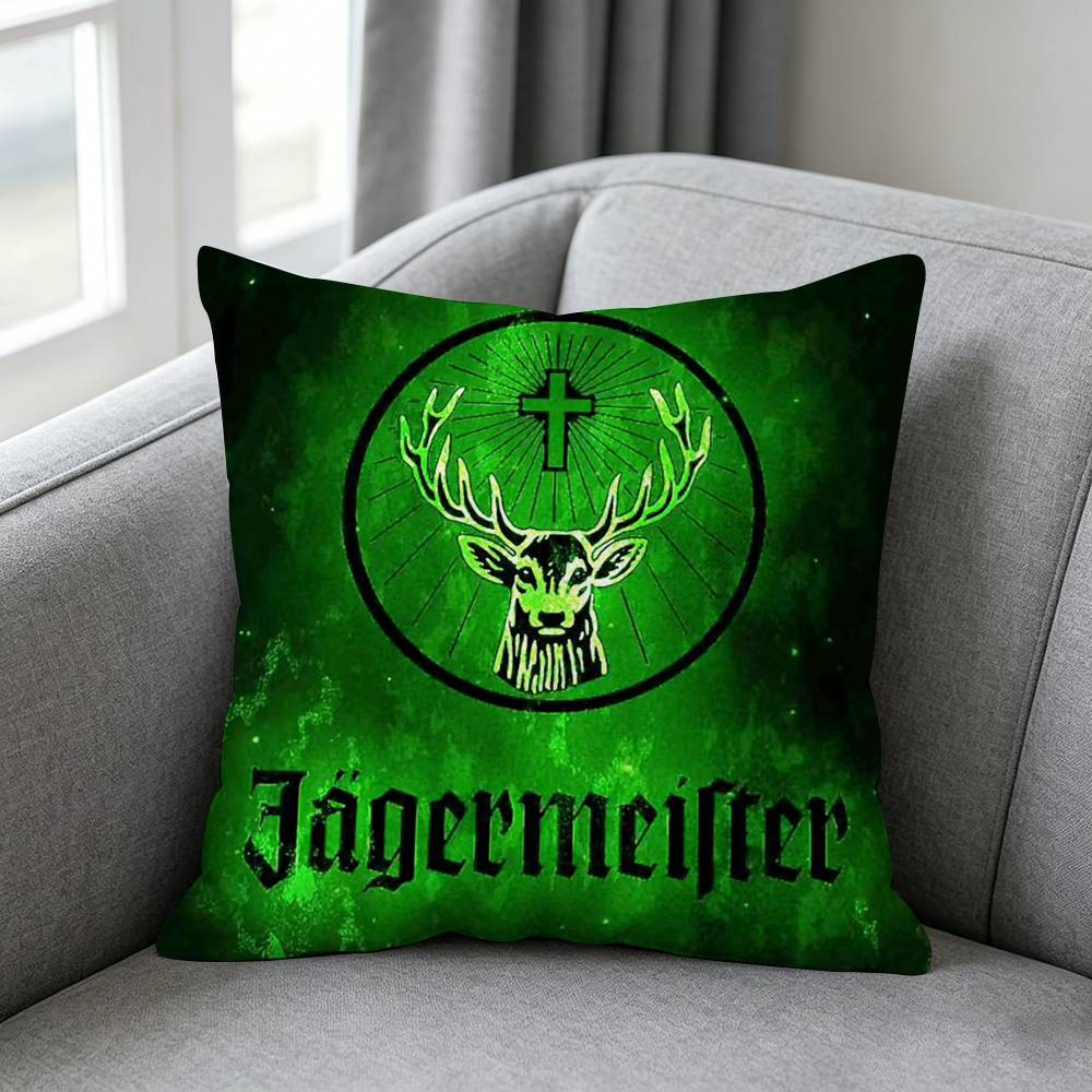 Federa Cuscino Logo Jagermeister Design Semplice Monocolore Sorpresa Per Molteplici Stili di Camera da Letto