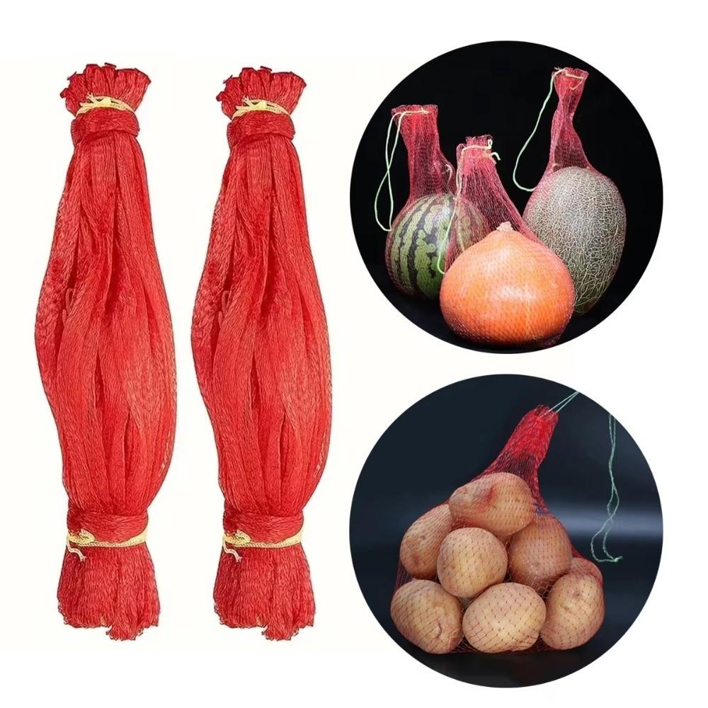With Straps Hanging Watermelon Mesh Bag Reusable Garden Netting  For Garden Planting