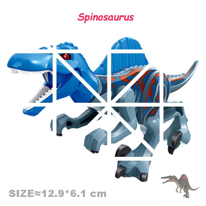 Velociraptor Triceratops Jurassic Dinosaurier Welt Indominus T-Rex Modell Zusammenbauen Pädagogische Bausteine Spielzeug für Kinder Geschenke