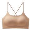 Beautiful Back Thin Summer Sling Vest Internet Celebrity Explosion Tube Top Outer Wear Chest Wrap Gather Sexy Bra