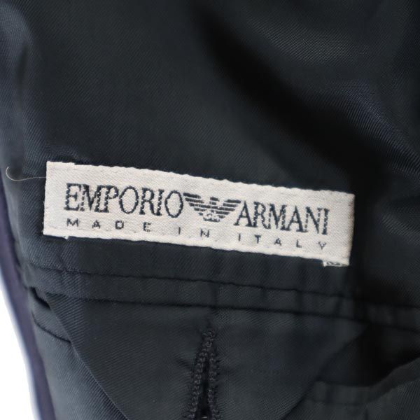 Emporio Armani Made In Italy Wool Tailored Jacket Navy Men's Used