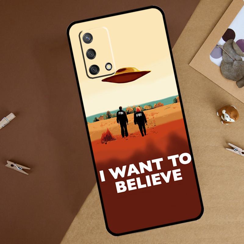 

I want to believe For Oppo A16 A76 A96 A40 A60 A80 A74 A94 A54 A18 A38 A58 A78 A98 A15 A57S A17 A77 Phone Case OPPO A38 4G